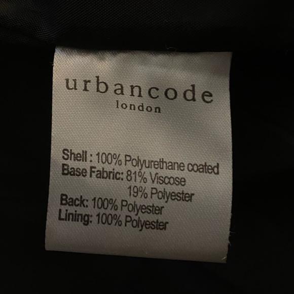 urbancode Tall Aviator Faux Leather Jacket - Picture 9 of 9